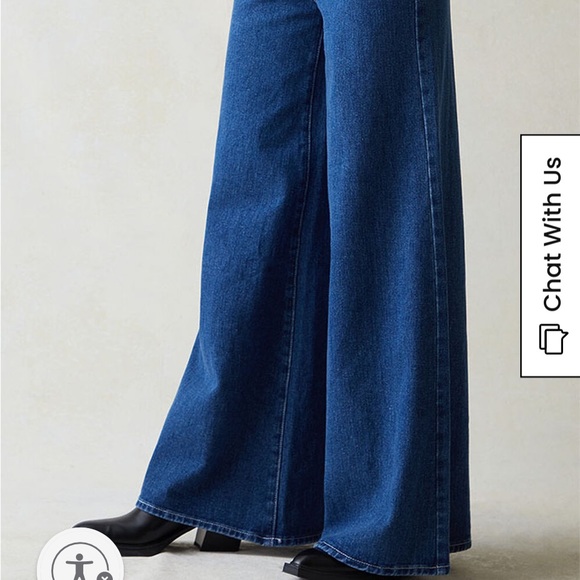 LEVI STRAUSS & CO.] Retro Wide leg Denim Jean - Picture 2 of 14